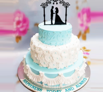 3 Tier Engagement Cake