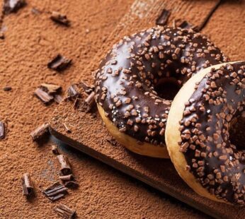 Classic Dark Choc. Dip Donut