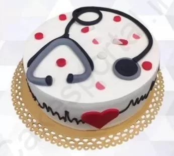 Fondant Cake For Doctors