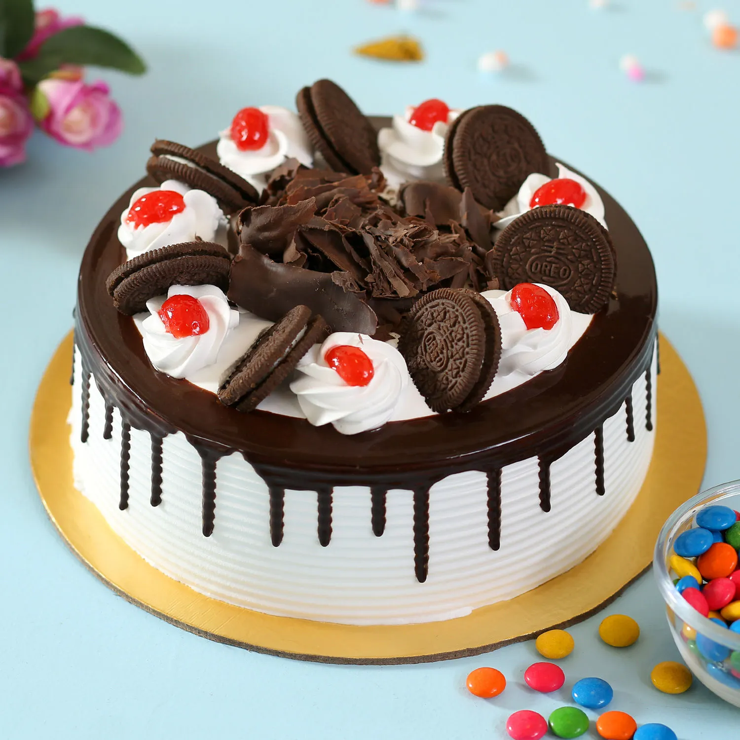 Oreo Cookies n Cream Layer Cake - Adventures of B2
