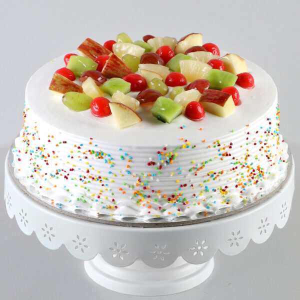 Fresh Fruit Vanilla Cake - Image 3