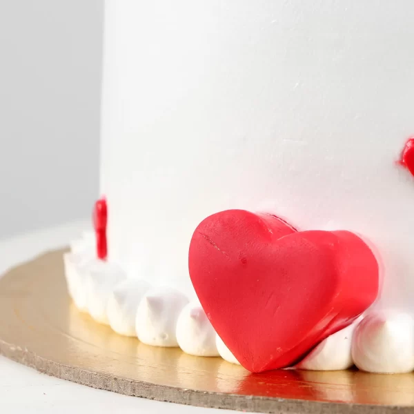 Love Couple Vanilla Designer Cake- - Image 5