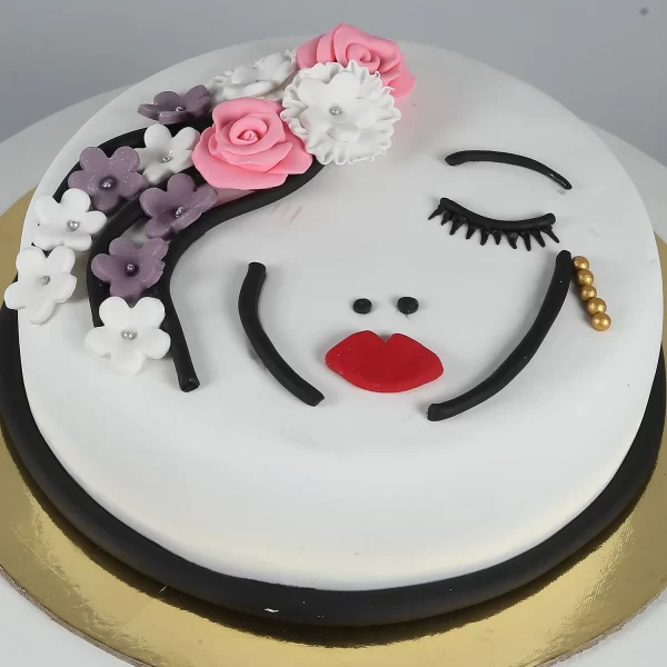 Beautiful Lady Truffle Cake - Image 5