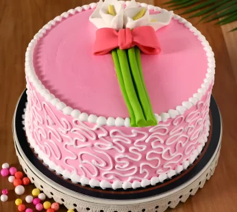 Floral Bliss Truffle Cake