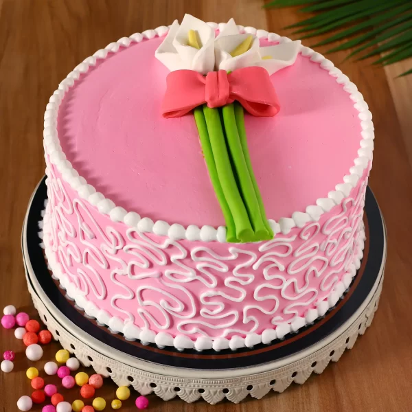Floral Bliss Truffle Cake