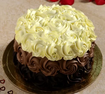 Flowery Bunch Truffle Cream Cake