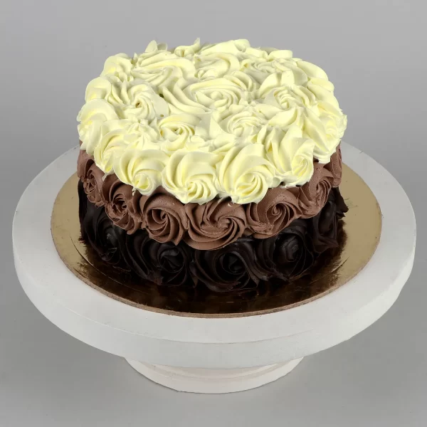 Flowery Bunch Truffle Cream Cake - Image 3