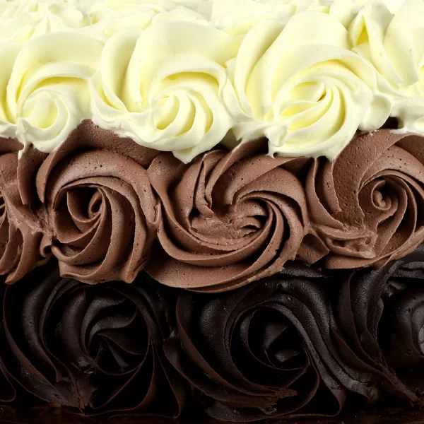 Flowery Bunch Truffle Cream Cake - Image 5