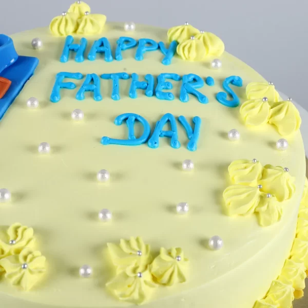 Happy Father's Day Butterscotch Cake - Image 3