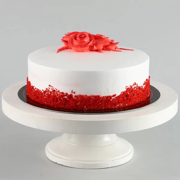 Valentine Special Rosy Red Velvet Cake - Image 4