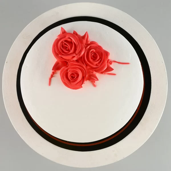 Valentine Special Rosy Red Velvet Cake - Image 6