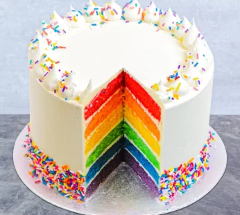 Rainbow Sparkle Cake