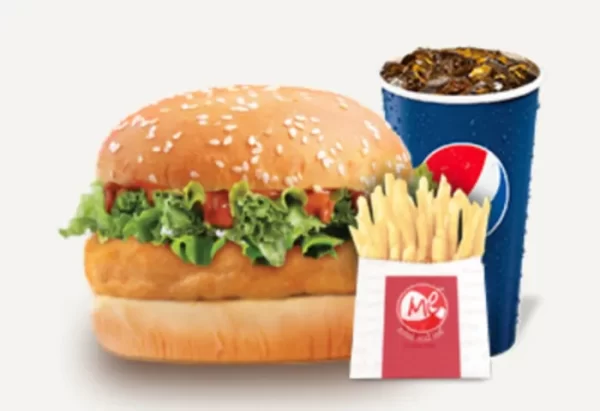 veg burger with cheese