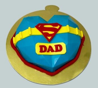 Super Dad Pinata Cake