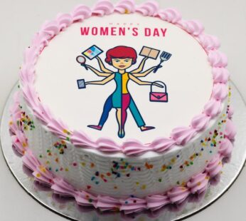 Super Women Photo Cake